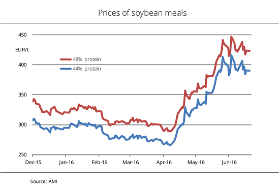Soybean Meal Price Chart